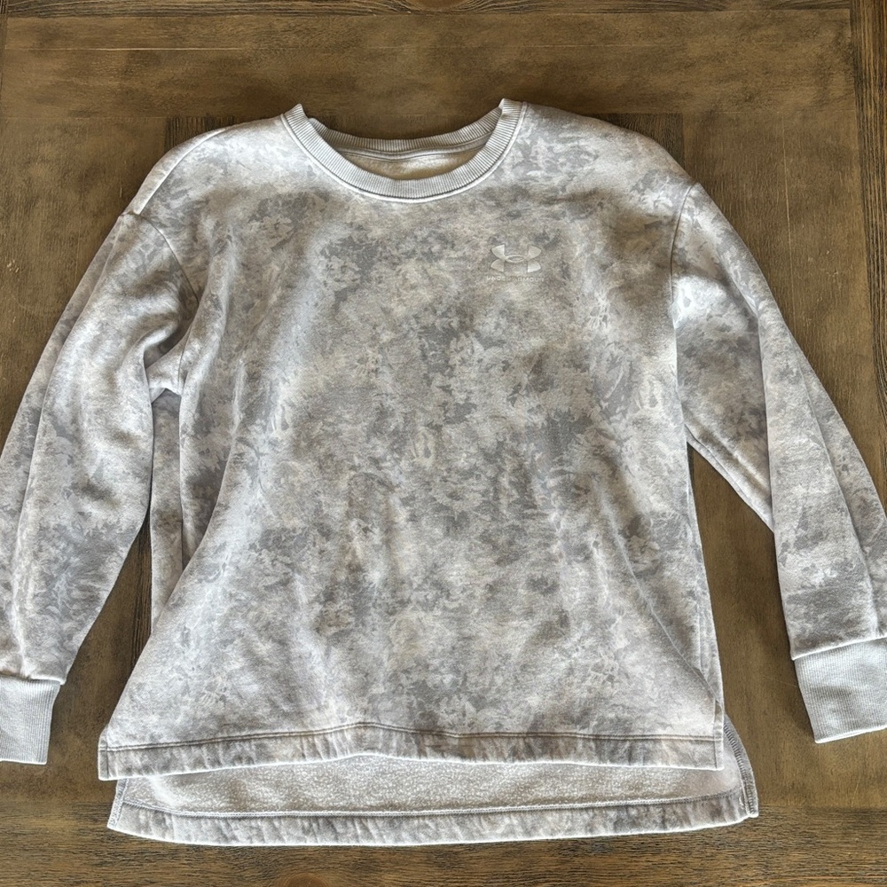 Under Armour Gray Crew Neck Sweater